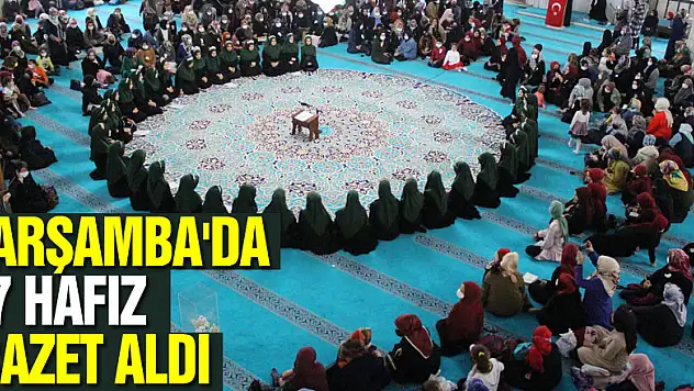 Çarşamba'da 37 Hafız İcazet Aldı