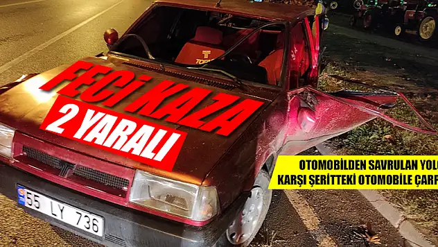 Çarşamba'da kaza: 2 yaralı 
