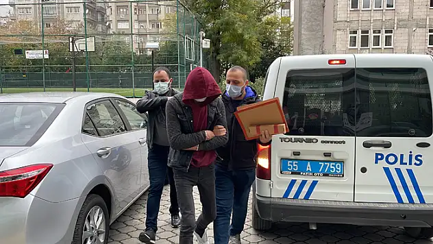 Samsun'da eski kız arkadaşı ile kocasını rehin alan kişi adliyede