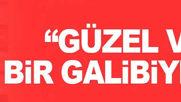 Fuat Çapa: 'Güzel ve önemli bir galibiyet aldık'