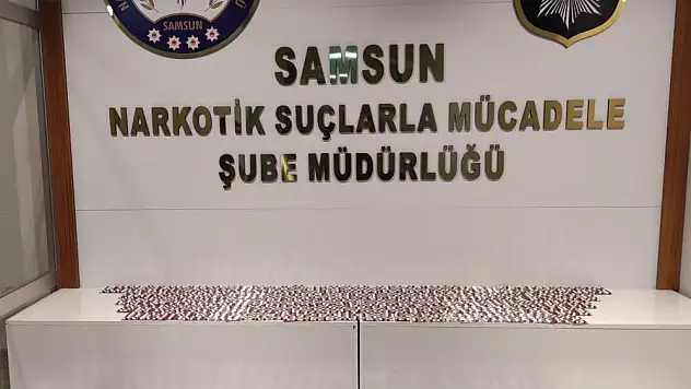 4 bin 596 kapsül uyuşturucu ele geçirildi: 2 gözaltı