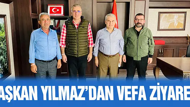 BAŞKAN YILMAZ'DAN VEFA ZİYARETİ