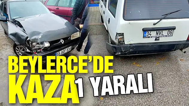 Beylerce'de Kaza: 1 yaralı
