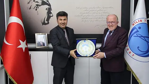 Rektör Aydın ile rektör Karacoşkun bir araya geldi