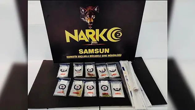 Samsun'da bir kişi uyuşturucu ticaretinden gözaltına alındı