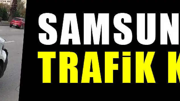 Samsun'da trafik kazaları: 1 yaralı