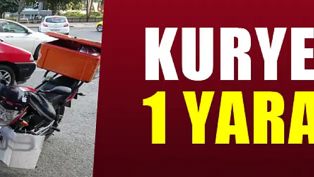 Samsun'da motosikletli kurye kazası: 1 yaralı