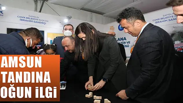 Ankara'da Samsun standına yoğun ilgi