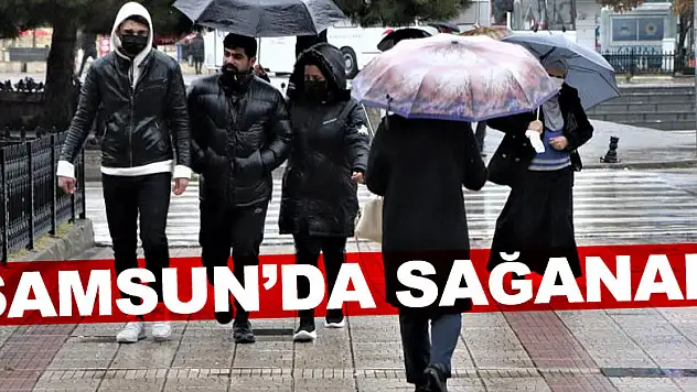 Samsun'da sağanak