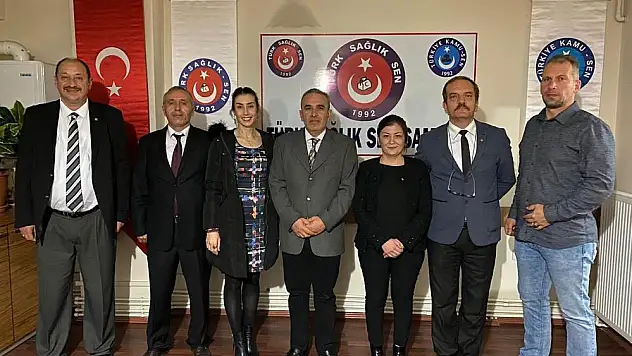 Türk Sağlık-Sen Samsun Şube Başkanlığına Gökhan Şahin seçildi