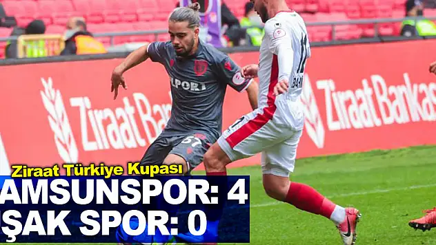 Samsunspor: 4 - Uşak Spor: 0