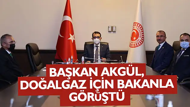 Başkan Akgül, Doğalgaz İçin Bakanla Görüştü