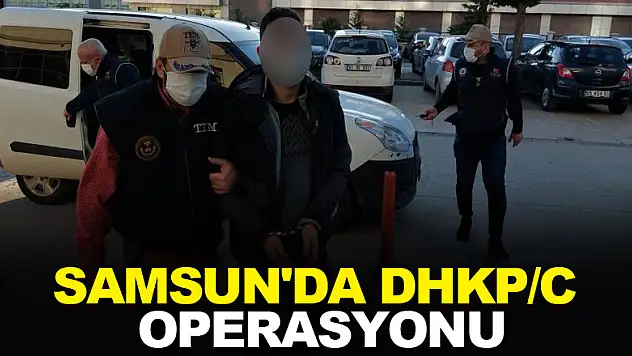 İstanbul merkezli Samsun'da DHKP/C operasyonu: 1 gözaltı