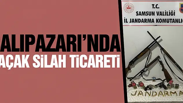 Salıpazarı'nda Kaçak Silah Ticareti