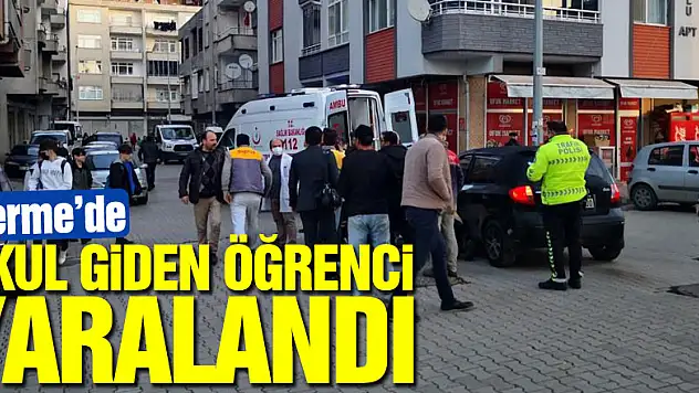 Okul yolunda kaza: 1 öğrenci yaralı