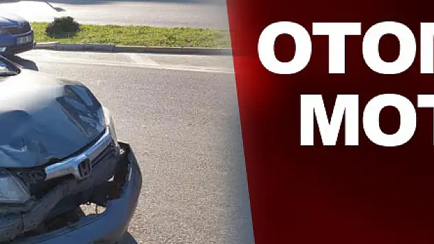 Samsun'da otomobil ile motosiklet çarpıştı: 1 yaralı