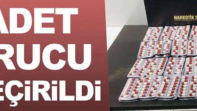 Samsun'da bin 596 adet uyuşturucu hap ele geçirildi: 1 gözaltı