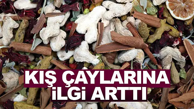 Kış çaylarına ilgi arttı