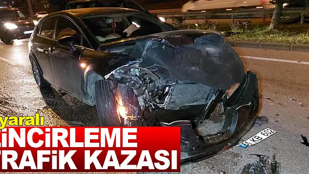Samsun'da zincirleme trafik kazası: 4 yaralı
