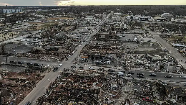 ABD'deki hortum felaketinde can kaybı 93'e yükseldi