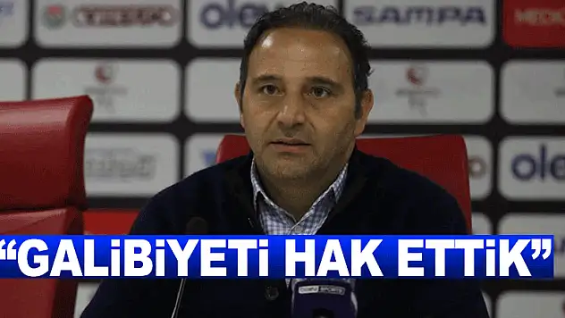 Fuat Çapa: 'Oyundan memnunum, galibiyeti hak ettik'