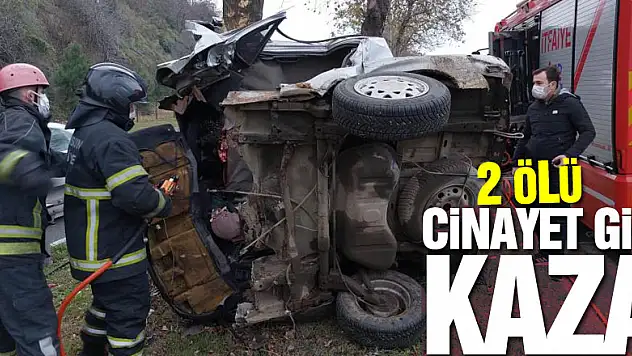 Cinayet gibi kaza: 2 ölü