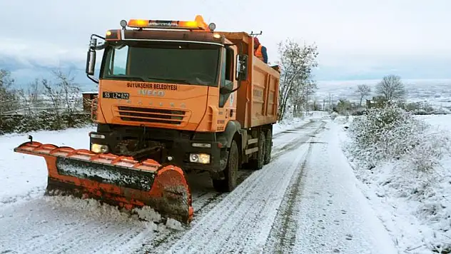 Samsun'da kar timleri mücadeleye başladı