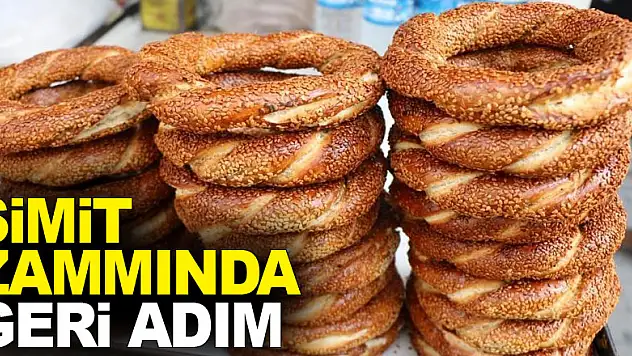 Samsun'da simit zammında geri adım