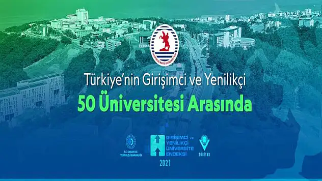 OMÜ, Türkiye'nin en girişimci ve yenilikçi 50 üniversitesi arasında