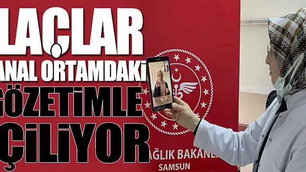 Hastalar ilaçlarını sanal ortamdaki doktor gözetiminde içiyor