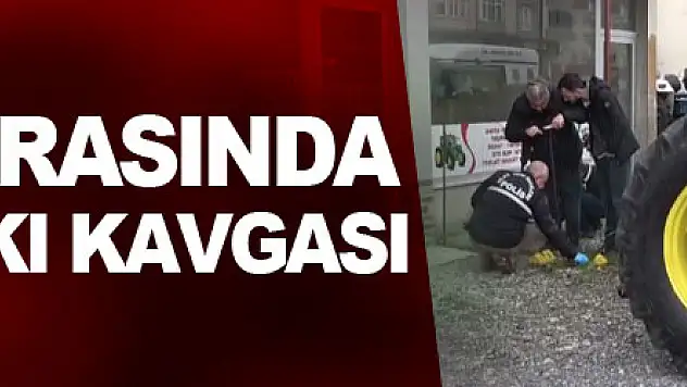 İş yerleri arasında traktör parkı kavgası: 1 yaralı  