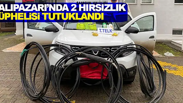 Samsun'da jandarmanın özel ekibince yakalanan 2 hırsızlık şüphelisi tutuklandı