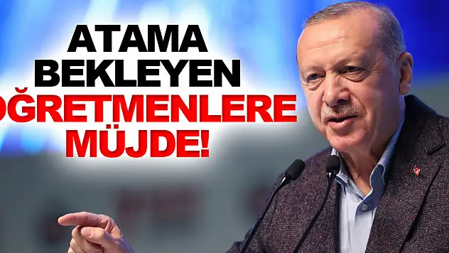 Cumhurbaşkanı Erdoğan müjdeyi duyurdu