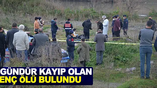 3 gündür kayıp olan genç, ırmak kenarında ölü bulundu