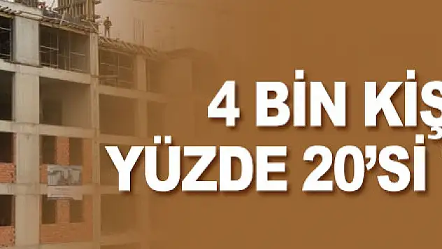 4 bin kişilik yurdun yüzde 20'si tamamlandı