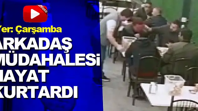 Soluk borusuna ekmek parçası kaçan kişi, arkadaşlarının müdahalesiyle kurtarıldı