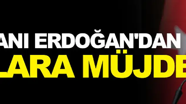 Cumhurbaşkanı Erdoğan'dan muhtarlara müjde!