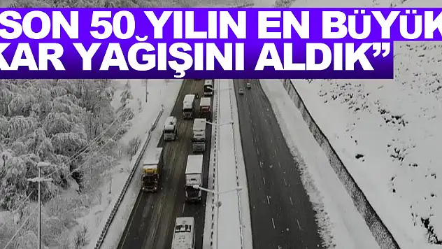 Samsun son 50 yılın en yoğun kar yağışını aldı