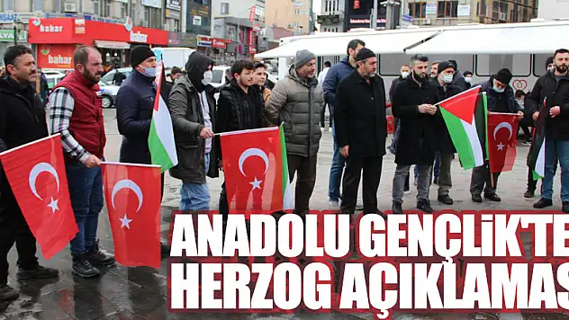 ANADOLU GENÇLİK'TEN HERZOG AÇIKLAMASI