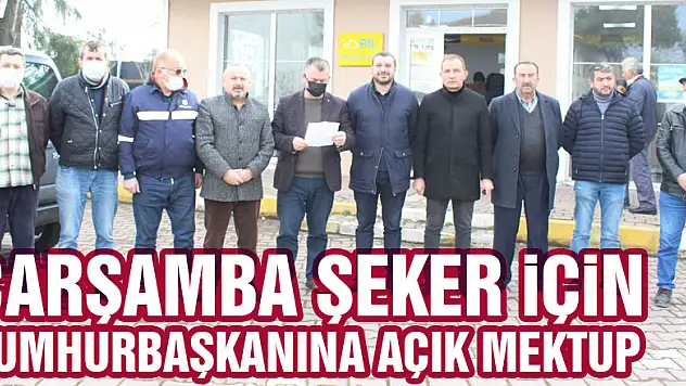 Şeker için Cumhurbaşkanına Mektup