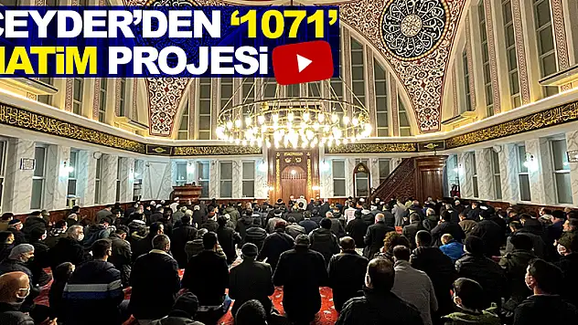 Samsun'da '1071 hatim' projesinin ikincisi Regaip Kandili'nde başladı