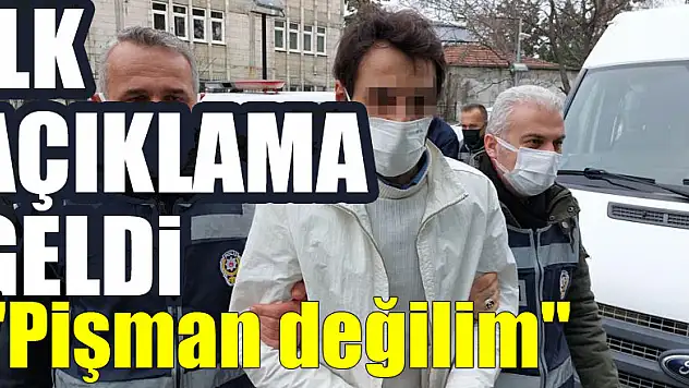 Onur Anıtı'na saldıran şüpheli: 'Pişman değilim'