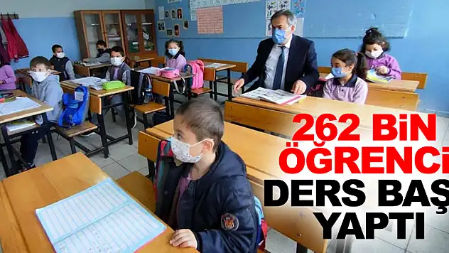 Samsun'da 262 bin öğrenci ders başı yaptı