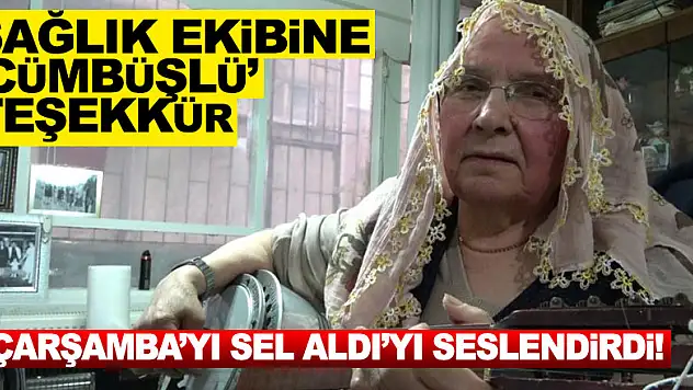 Kadın hastadan sağlık ekibine 'cümbüşlü' teşekkür 