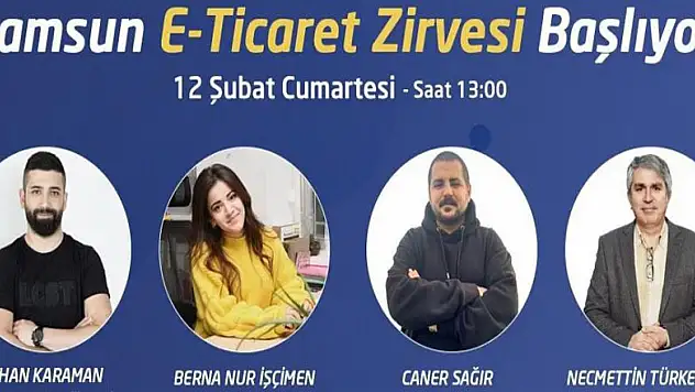 Samsun'da e-ticaret zirvesi