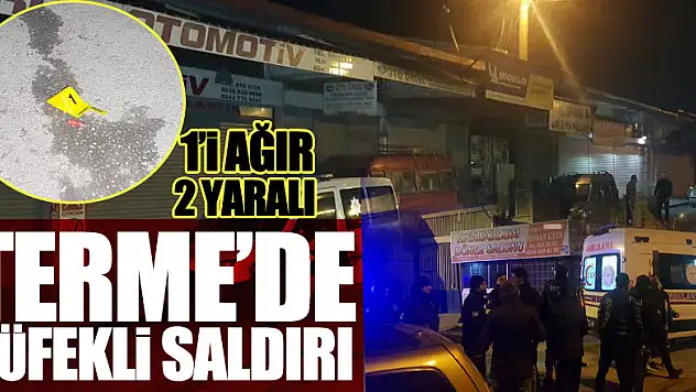 tüfekli saldırı: 1'i ağır 2 yaralı
