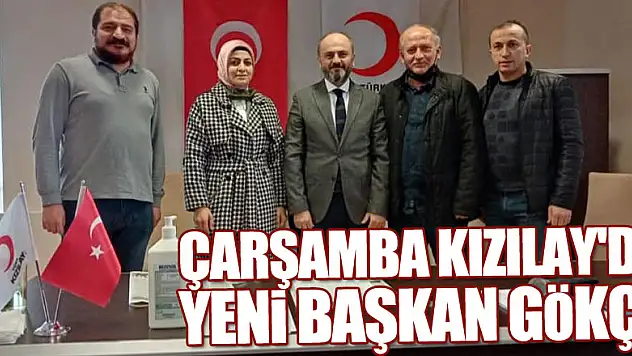 ÇARŞAMBA KIZILAY'DA YENİ BAŞKAN GÖKÇE