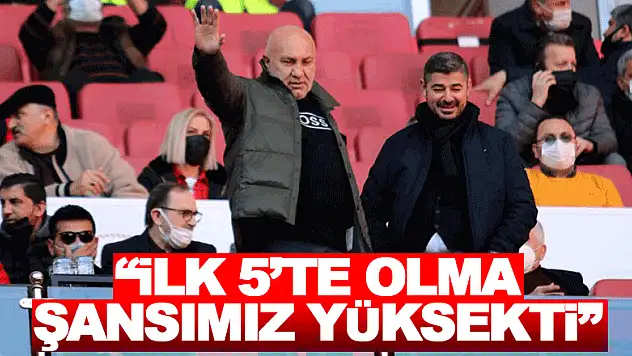 Samsunspor Başkanı Yıldırım: 'Süper Lig'de olsak ilk 5'te olma şansımız yüksekti'