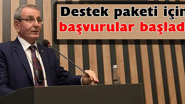 Destek paketi için başvurular başladı
