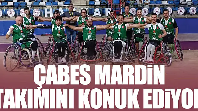ÇABES MARDİN TAKIMINI KONUK EDİYOR